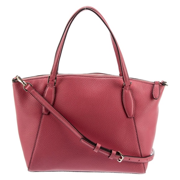 (VGUC) KATE SPADE NEW YORK leather adjustable shoulder strap handle bag - Picture 3 of 5